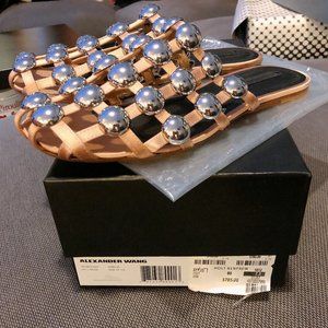 Alexander Wang Amelia Sandals in Beige